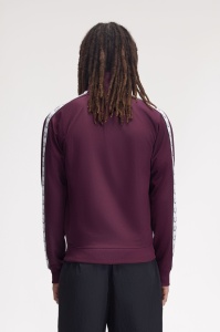 FRED PERRY J5557 37C TAPED JAKNA PLUM
