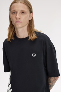 FRED PERRY M2440 102 TEXTURED MAJICA BLK