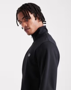 FRED PERRY J1300 102 THUMBHOLE JAKNA BLACK