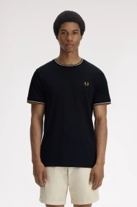 FRED PERRY TWIN MAJICA BLKEDC