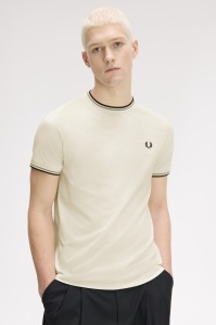 FRED PERRY M1588 68C TWIN MAJICA ECRUSDA