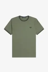 FRED PERRY M1588 Z50 TWIN MAJICA LWGREENB