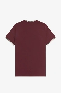 FRED PERRY M1588 64A TWIN MAJICA OXBLOODE