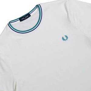 FRED PERRY M1588 94A TWIN MAJICA SWHITDMS