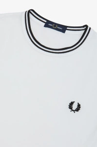FRED PERRY M1588 100TWIN MAJICA WHITE