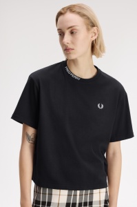 FRED PERRY ŽENSKA MAJICA BLACK