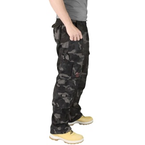 SURPLUS AIRBORNE PANTALONE BLK CAMO