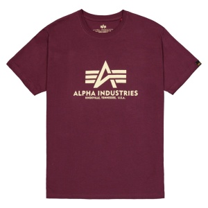 ALPHA INDUSTRIES BASIC MAJICA DCHERRY