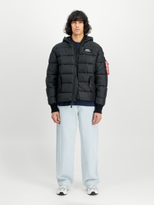 ALPHA INDUSTRIES HOODED PUFFER JAKNA