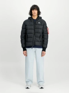 ALPHA INDUSTRIES HOODED PUFFER JAKNA