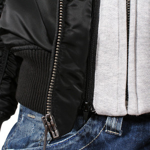 ALPHA INDUSTRIES MA1 DTEC JAKNA BLACK