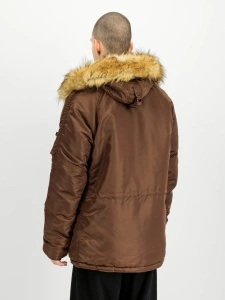 ALPHA INDUSTRIES 103141 204 N3BVF59 JAKNA BROWN