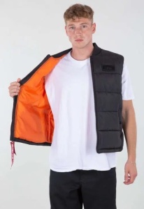 ALPHA INDUSTRIES  PRSLUK PUFFER LW BLK