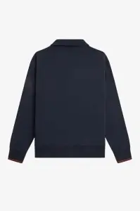 FRED PERRY M2426 608 COLLARED DUKS Z NAVY