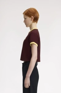 FRED PERRY G9163 597 CROPPED MAJICA OXBL