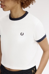 FRED PERRY G9163 129 CROPPED MAJICA SWHT 