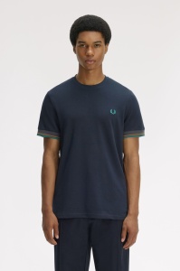 FRED PERRY CUFT MAJICA NAVY