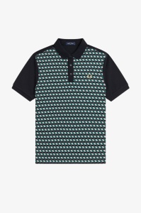 FRED PERRY M2454 102 GEOMETRIC POLO MAJICA