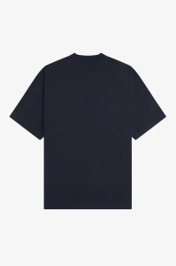 FRED PERRY M3410 608 GRAPHIC MAJICA NAVY