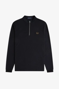 FRED PERRY M2398 102 HALF ZIP LONG MAJICA