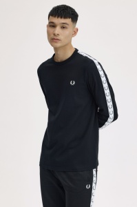 FRED PERRY M4621 102 LONG MAJICA BLACK