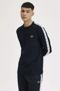 FRED PERRY M4621 102 LONG MAJICA BLACK
