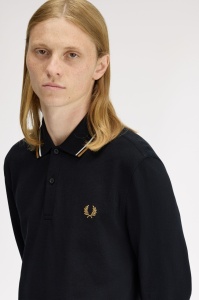 FRED PERRY M3636 P69 LONG MAJICA BLKEDC