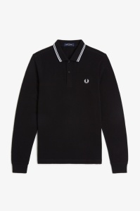 FRED PERRY LONG MAJICA BLKWW