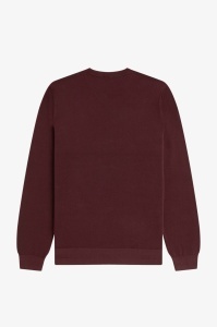 FRED PERRY K1309 597 PIKE DŽEMPER OXBLOOD