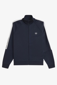 FRED PERRY PRINT JAKNA NAVY