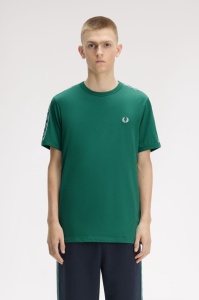 FRED PERRY M4613 Z18 RINGER MAJICA SGREEN