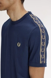 FRED PERRY RINGER MAJICA TBLUECA