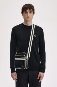FRED PERRY L8258 D57 SIDE TORBICA BLACKEC