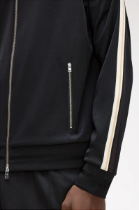 FRED PERRY J3308 102 TAPE TRACK JAKNA BLACK