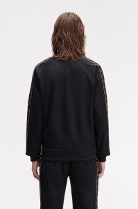 FRED PERRY J5557 S77 TAPED JAKNA BLKSS