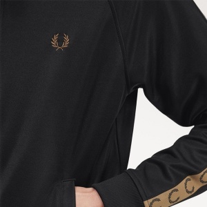 FRED PERRY J5557 S77 TAPED JAKNA BLKSS