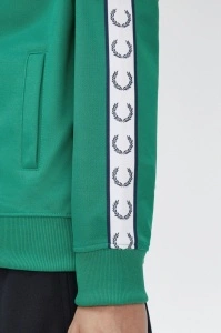 FRED PERRY TJ4620 X87 TAPED JAKNA LGREEN