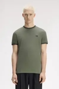 FRED PERRY M1588 Z50 TWIN MAJICA LWGREENB