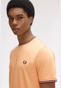 FRED PERRY M1588 82B TWIN MAJICA PEACHFN