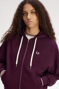 FRED PERRY G3134 37C Ž DUKS ZIPKAP PLUM