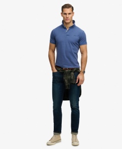 SUPERDRY M1110452A D8Y MAJICA PLAVA
