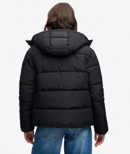 SUPERDRY W5012207A 02A PUFFER ŽENSKA JAKNA BLACK
