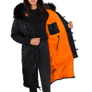 ALPHA INDUSTRIES 198013 03 L FISHTAIL Z JAKNA BLK
