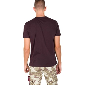 ALPHA INDUSTRIES 100501 21 BASIC MAJICA DMAROON