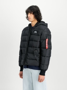 ALPHA INDUSTRIES 118113 03 HOODED PUFFER JAKNA