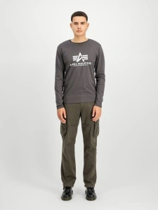 ALPHA INDUSTRIES MAJICA DUGI RUKAV VGREY
