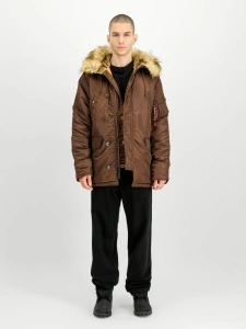 ALPHA INDUSTRIES 103141 204 N3BVF59 JAKNA BROWN