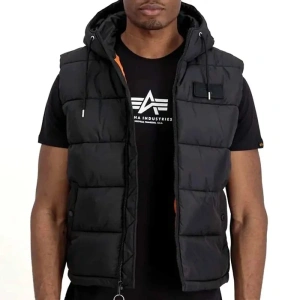 ALPHA INDUSTRIES PRSLUK HOODED FD BLACK