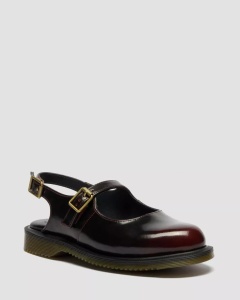 DR. MARTENS MEDALINE MARY JANE CIPELE CHERRY RED DM42133600