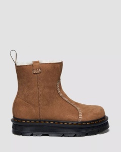 DR. MARTENS 42023200 ZEBZAG RIGEER CIZME DBROWN